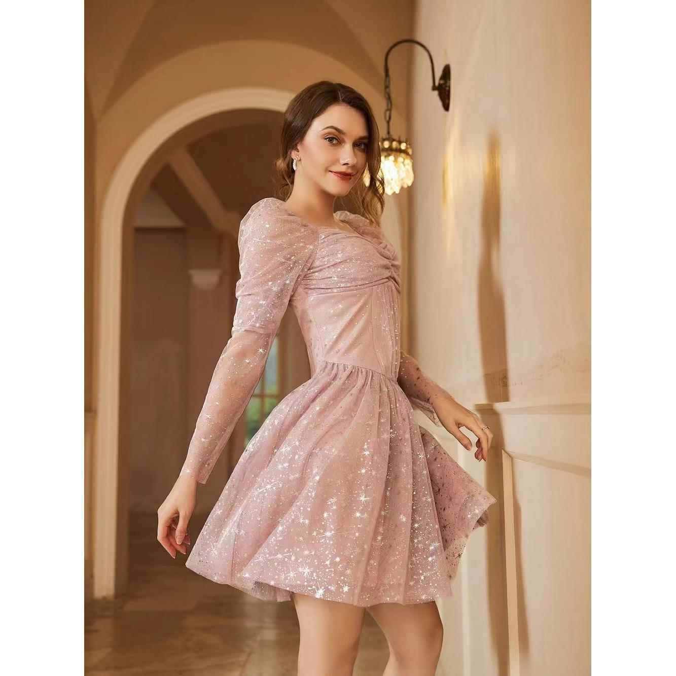 Twinkle Twinkle Little Star Backless Bodycon Party Dress