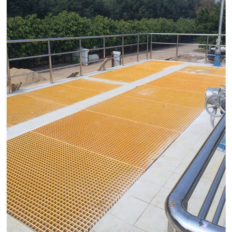 玻璃钢污水处理格栅洗车房防滑垫镂空网格走道格栅厂家现货