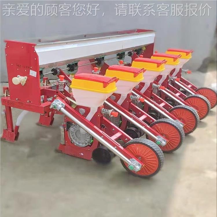 四轮拖拉260浮玉米悬豆播种机玉米机免机耕免间苗大播种机2-6行