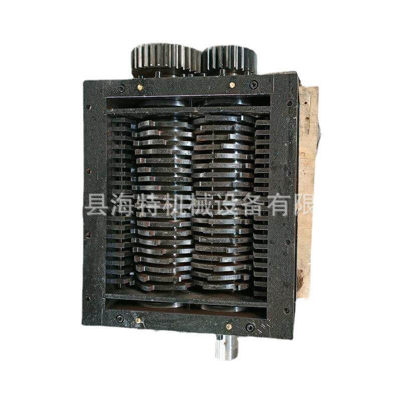 撕碎机机箱配件撕家碎机刀片粉碎备源头厂单轴双设破HTS-200-碎机