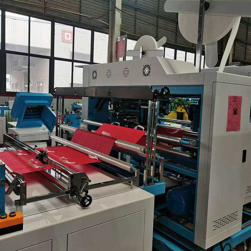 ZXQ-1600型收纳盒横切烫把机 无纺布立体袋双面烫把手提机