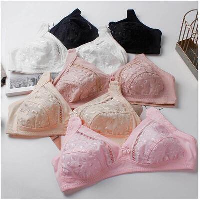 Women Seamless cotton bra ONE-PIECE non padded soft lined se