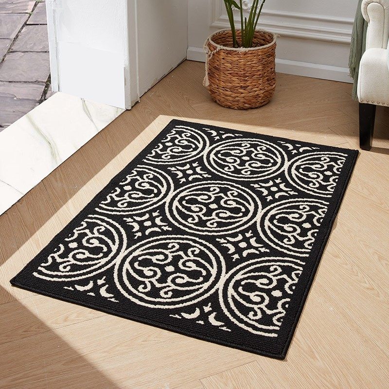 耐脏入户垫复古双层编织玄关地垫除尘高级垫子轻奢豪宅入户门地毯,居家布艺,家用脚垫,淘宝优惠券,粉丝福利购,淘宝优惠卷