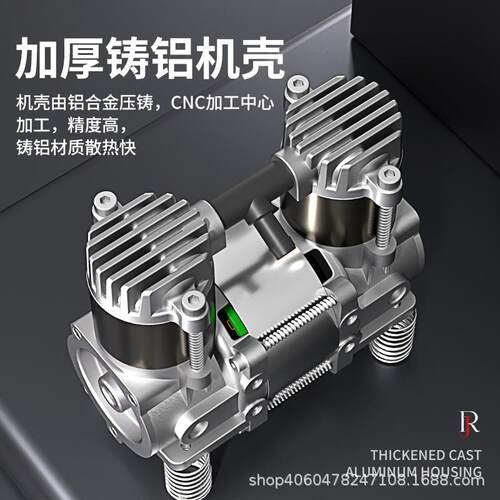 瑞腾型压机便携式微压缩缩机双RT2026缸微型空压机迷小无你油型