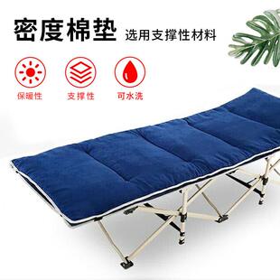 折躺叠床午垫折专用床垫办公室午休睡椅垫01子医院陪护椅叠椅棉垫