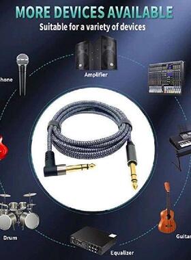 J1HE Guitar Stereo Amp Cable 6.35mm Instrument Cable Plugs