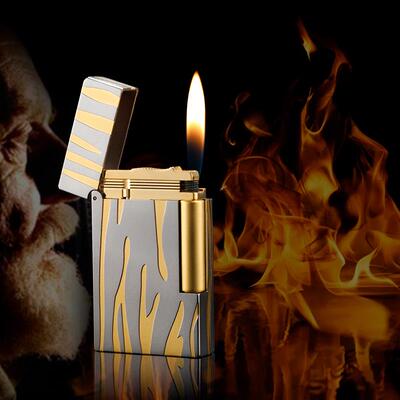 高档b法国都柏特S.铜dut朗nt全精制声打火机精品生日礼物正品x