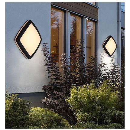 户外壁灯防雨简约楼梯走廊led壁灯北欧阳台玄关吸顶灯门口防潮灯