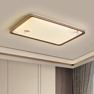 中式 风扇新灯现代约设计672大灯中厅古风长方简形设计创意客厅吸