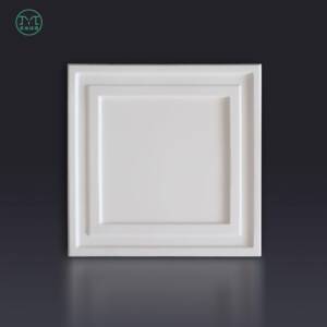 现简约3D石膏背景墙立体异形浮雕砖艺术客厅电视背景墙装饰线板