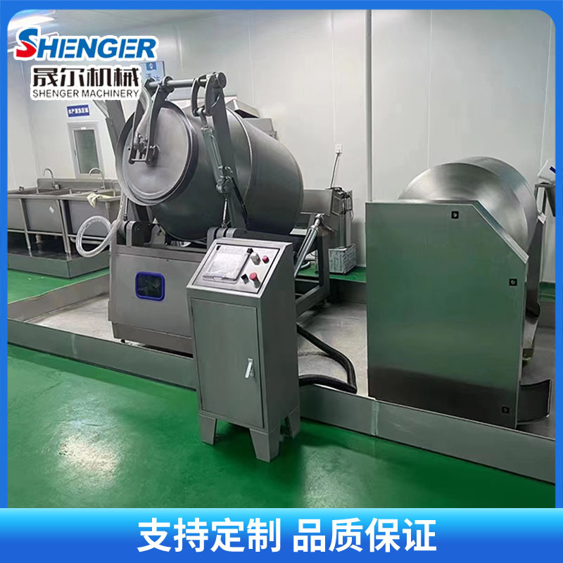 1000去骨凤爪真空腌制滚揉机 商用肉制品腌制嫩化设备
