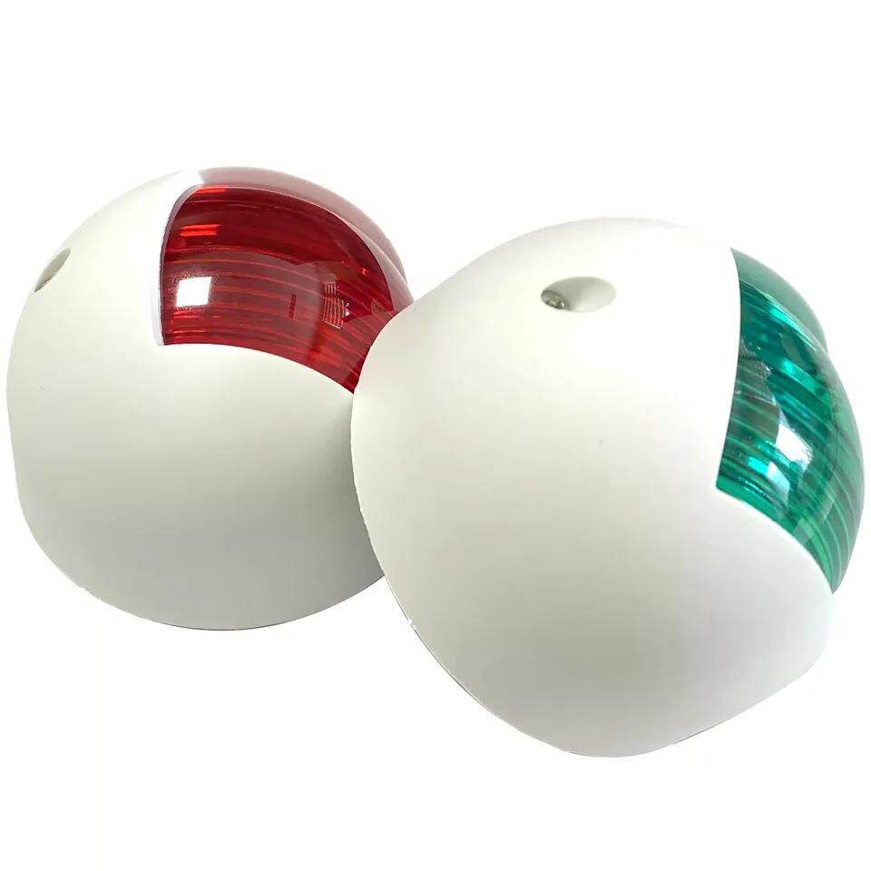 12-24V黑白左右舷灯62*42mm船用游艇五金配件LED下单备注颜色小号