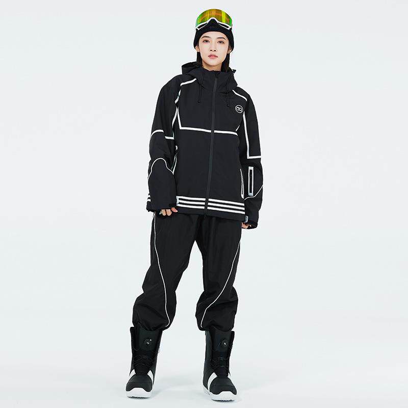 滑雪服女套装男款冬季户外防风防水保暖加厚新款单板双板滑雪衣裤
