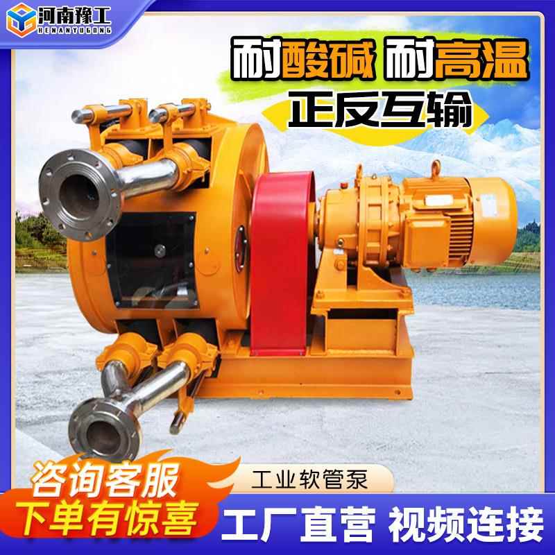 RGB工业蠕动软管泵大流量发泡水泥纸浆输送泵粘稠液体30型软管泵