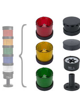 苏州APT原上海二工警示灯TL70组合灯常亮闪亮LED灯TL-70LL/R31