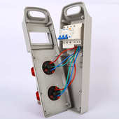 移动配电箱 手提式 室外防雨带漏电保护器 380V两位两工业