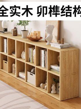 实格木书架儿幼童子置物架儿园储物柜家用落地靠墙厅MEM客收纳书
