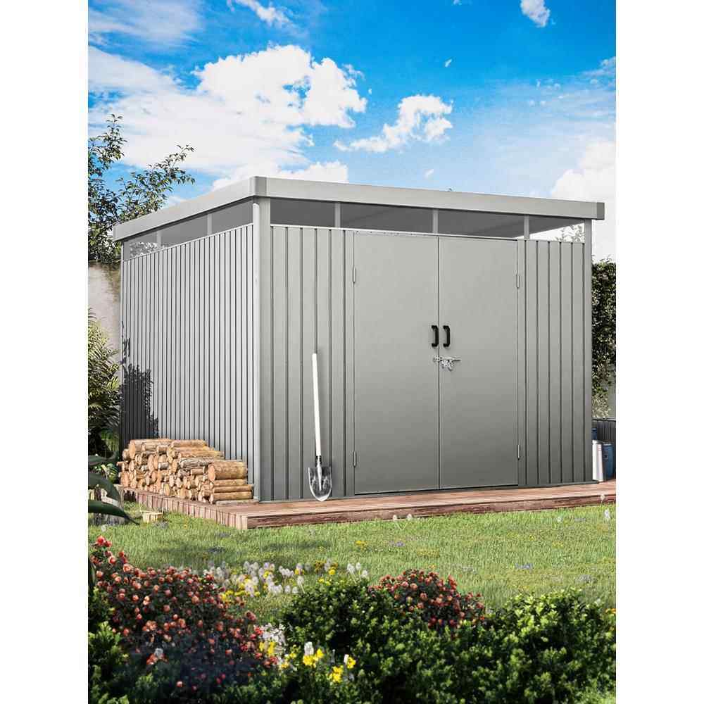 户外储物房室外工具房花园杂物简易房子可拆卸移动活动板房组合屋