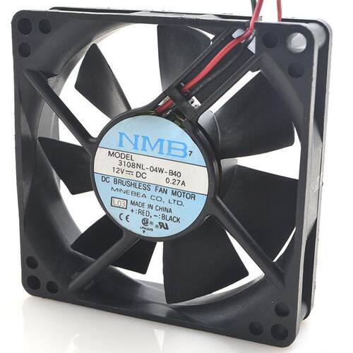 出售原装NMB 3108NL-04W-B40 12V 0.27A 8CM 8020 2线 散热风扇