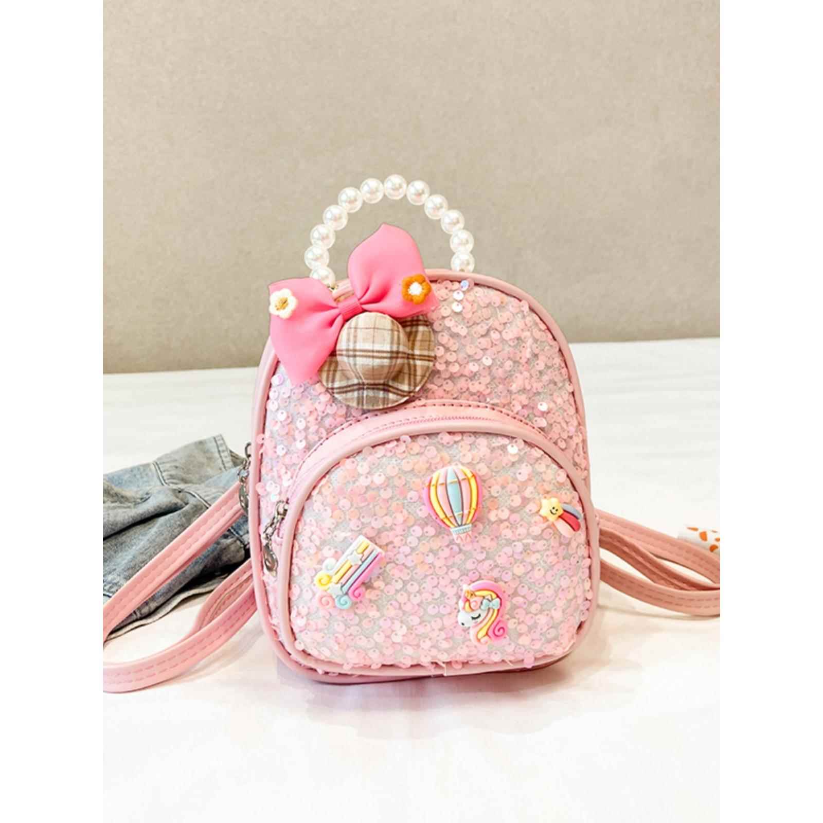 儿童婴幼儿园1-3岁2小书包宝宝女孩背包迷你亮片公主可爱双肩包包