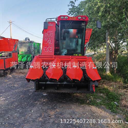 履带式茎穗双收收割机大型自走式联合收割机玉米秸秆粉碎一体机