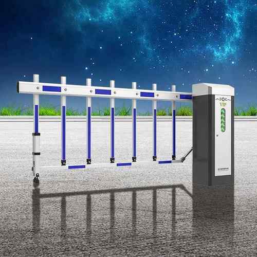 厂家直销栅栏道闸车牌识别系统停车收费设备小区栅栏遥控直杆道闸