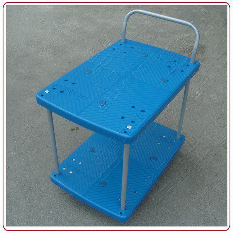 Schmeid施盾300Kg双层超静推车 车间周转小推车 物料超静手推车