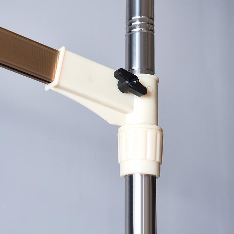 天杆PDK圆顶蚊帐吊地可顶家用支架杆免撑打孔加高可伸缩床架支杆