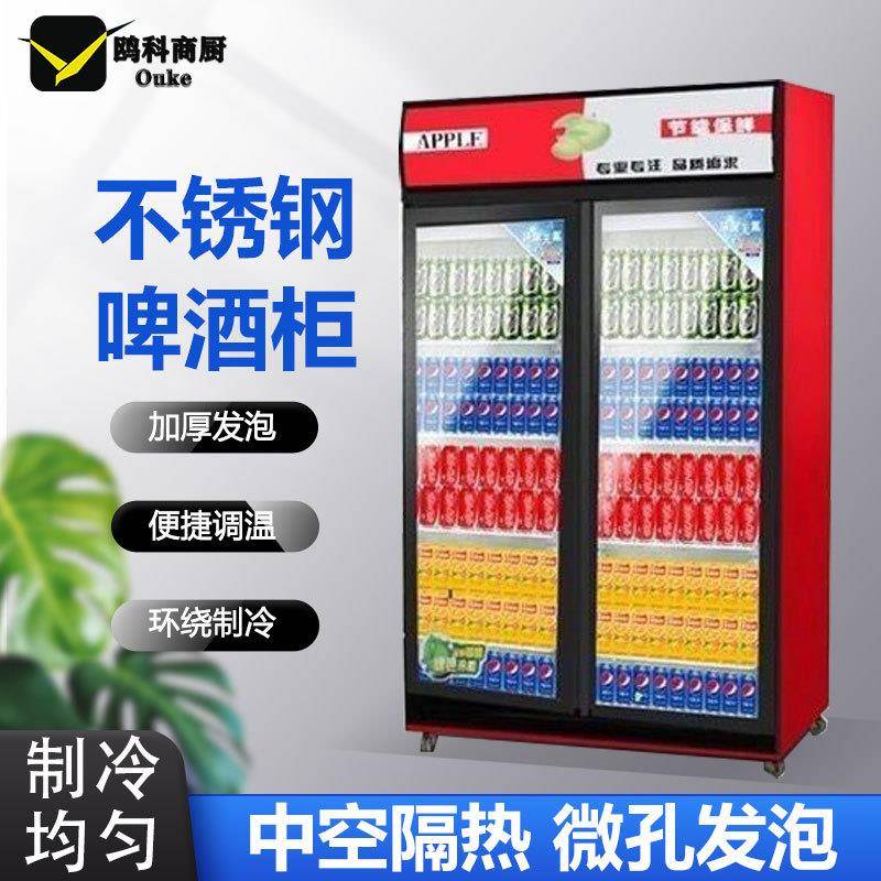 饮料展示柜商用啤酒柜立式单双三门冰柜冰箱蔬菜冷藏柜水果保鲜柜