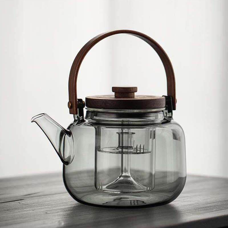 玻璃蒸壶一体式胆汁大容量茶叶锅炉水壶日本电陶瓷炉套装功夫茶具