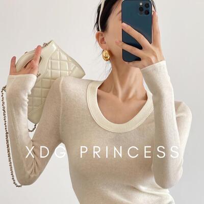 金涯服装厂/U领长袖针织衫秋冬女30羊毛穿套头毛衣修身羊毛打底衫