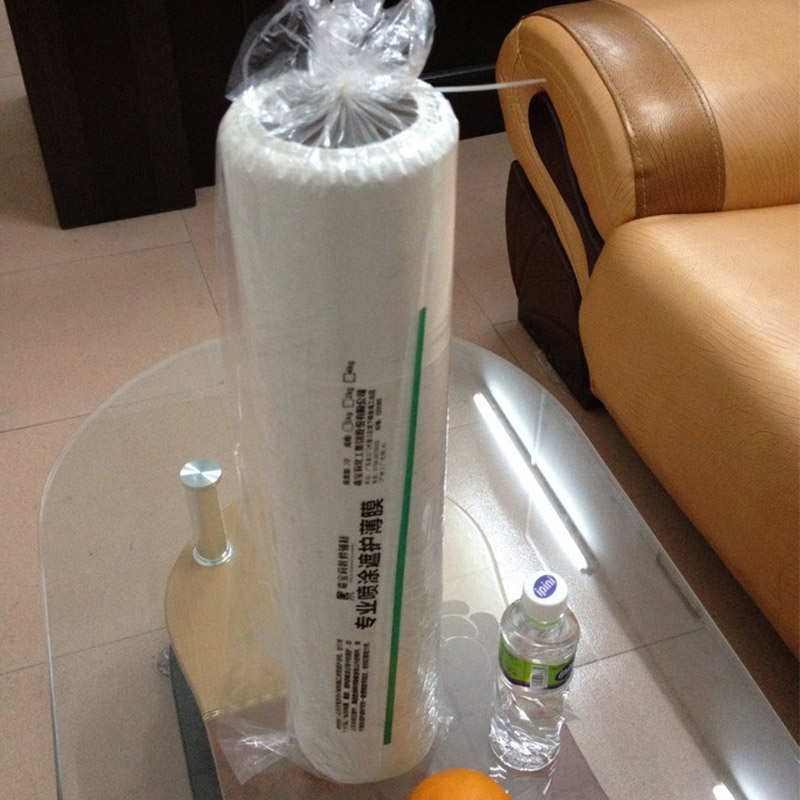 装修喷漆喷涂塑料薄膜塑料布保护膜防尘防水塑料纸2.2米宽100米长