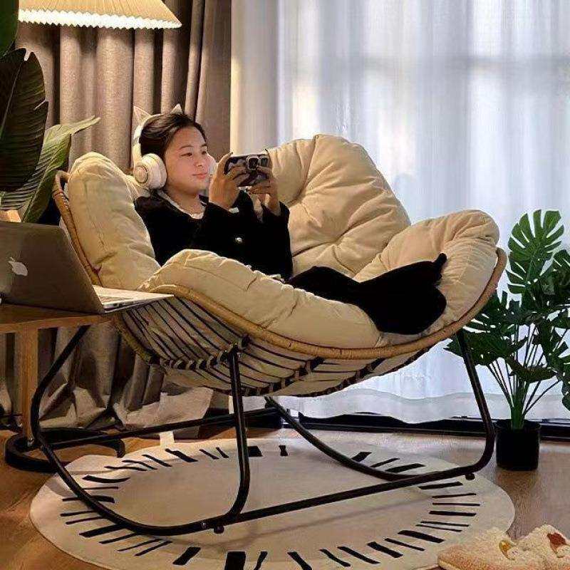 懒人沙发成人摇椅躺椅家用单人阳台休闲沙发椅轻奢客厅网红摇摇