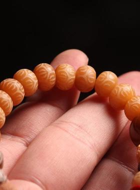 2026菩提根雕刻莲花十五子汽车档位摆饰挂件车内摆件顺遂佛珠男女