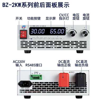 AC220转DC可调程控直流稳压开关电源带PFC RS485 0-500V可调