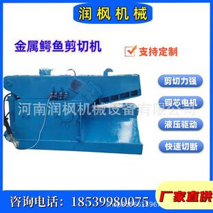 各种断面形状废金属冷态剪断鳄鱼式剪切机 金属回收剪断设备