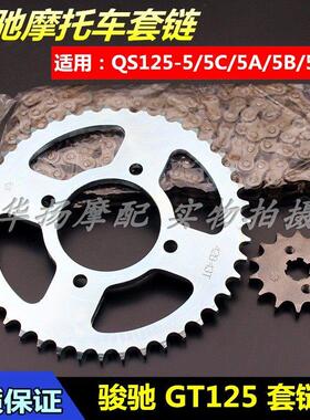 适用于 于轻骑铃木骏驰机车QS125-5 GT125套炼 炼 炼条大小炼轮盘