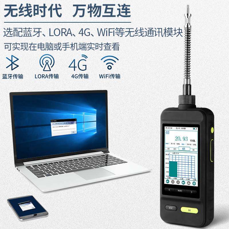 便携式甲硫醇检测仪CH4S电化学原理手持泵吸式甲硫醇传感器
