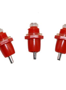 10Pcs Poultry Chicken Nipple Drinker Drinking Fountain Red S