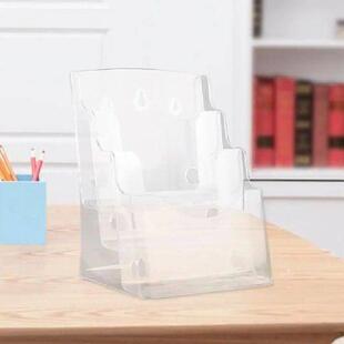 Brochure Display Stand Acrylic 3-tier Brochure Holder Wall