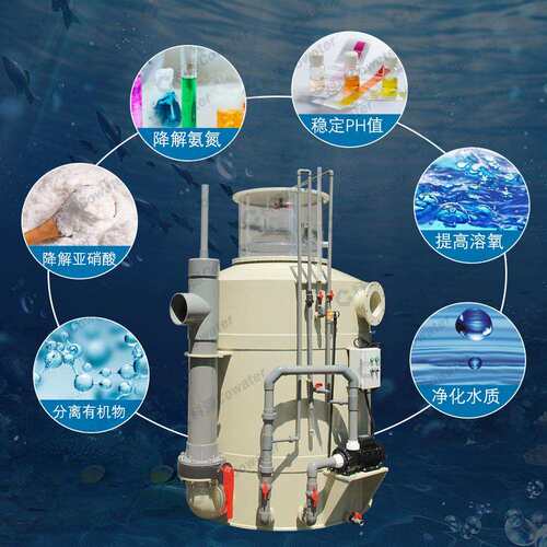 对虾蟹海水养殖过滤设备有机物泡沫分离器氨氮去除器蛋白质分离器
