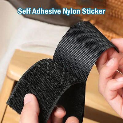 50/300/500*2cm Magic Tape Self Adhesive Hook And Loop Fasten