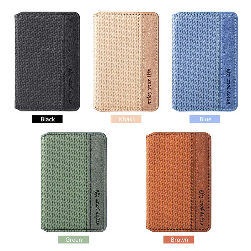 万能通用多功能插卡支架零钱夹钱包手机卡包卡套PU皮革车载磁吸套