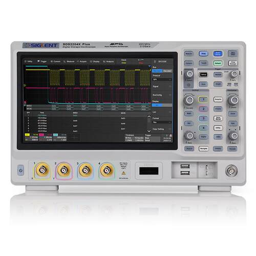 鼎阳SDS2204XPlus数字示波器带宽200M4通道2G采样率10.1寸屏