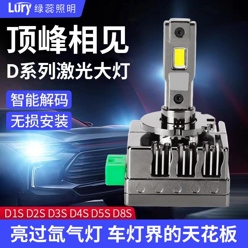 跨境现货汽车led大灯无损替换氙气灯D1D2D3D4改装通用高亮led车灯