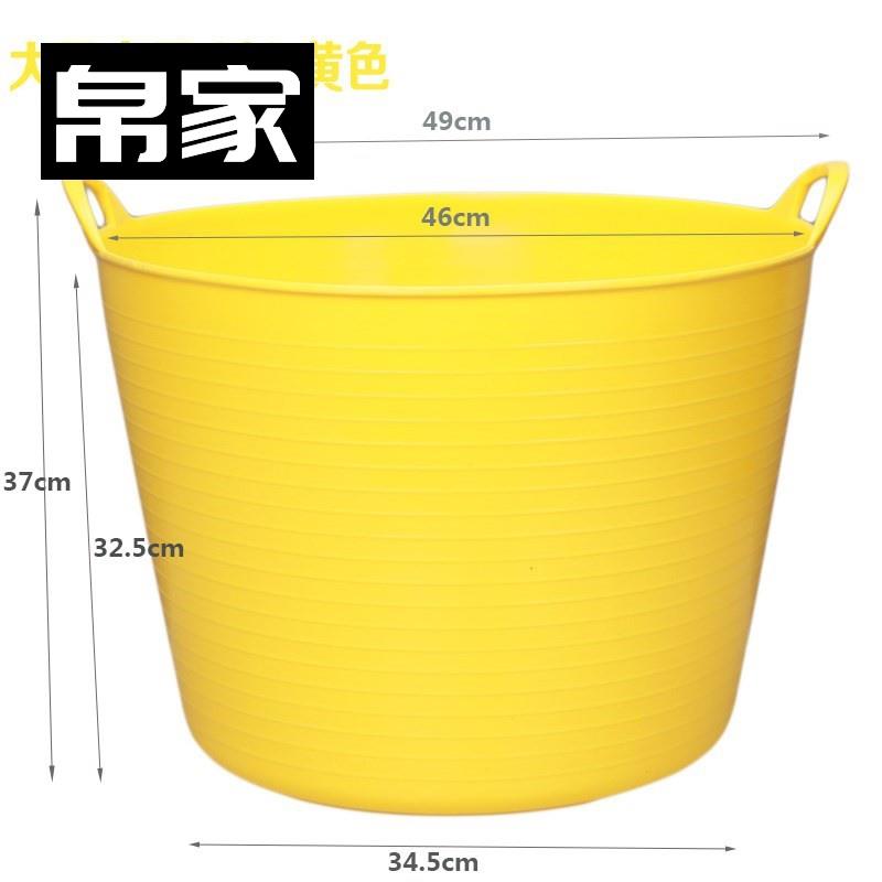大号脏衣篮软桶儿童卧室日式新款洗澡桶家庭用手提篮
