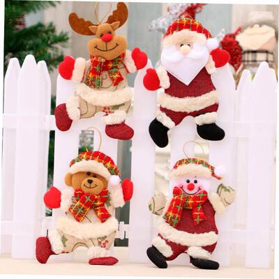 christmas decoration tree Christmas fabric pendant 耶诞挂件