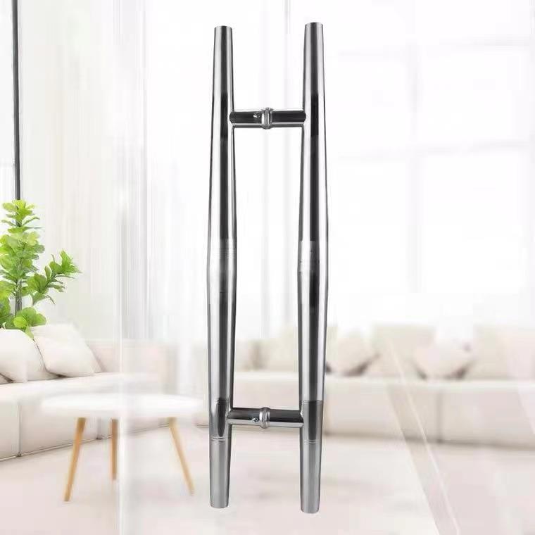 特厚玻璃门拉手门把手不锈钢门木门双尖拉手玻璃门把手