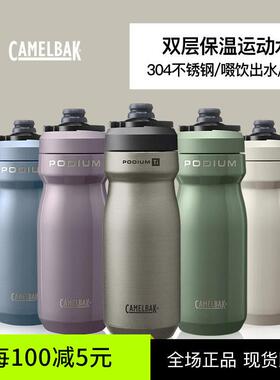 驼峰不锈钢户外运动防漏防尘登山自行车公路车骑行水壶