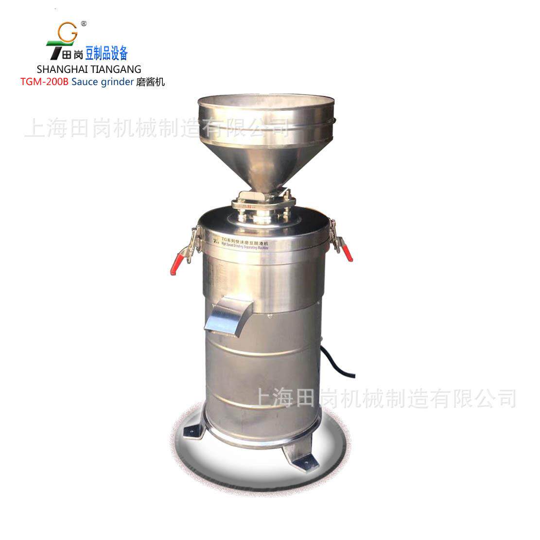 厂家销售田岗TGM-200B磨米浆机芝麻酱制作机商用多功能磨辣椒机